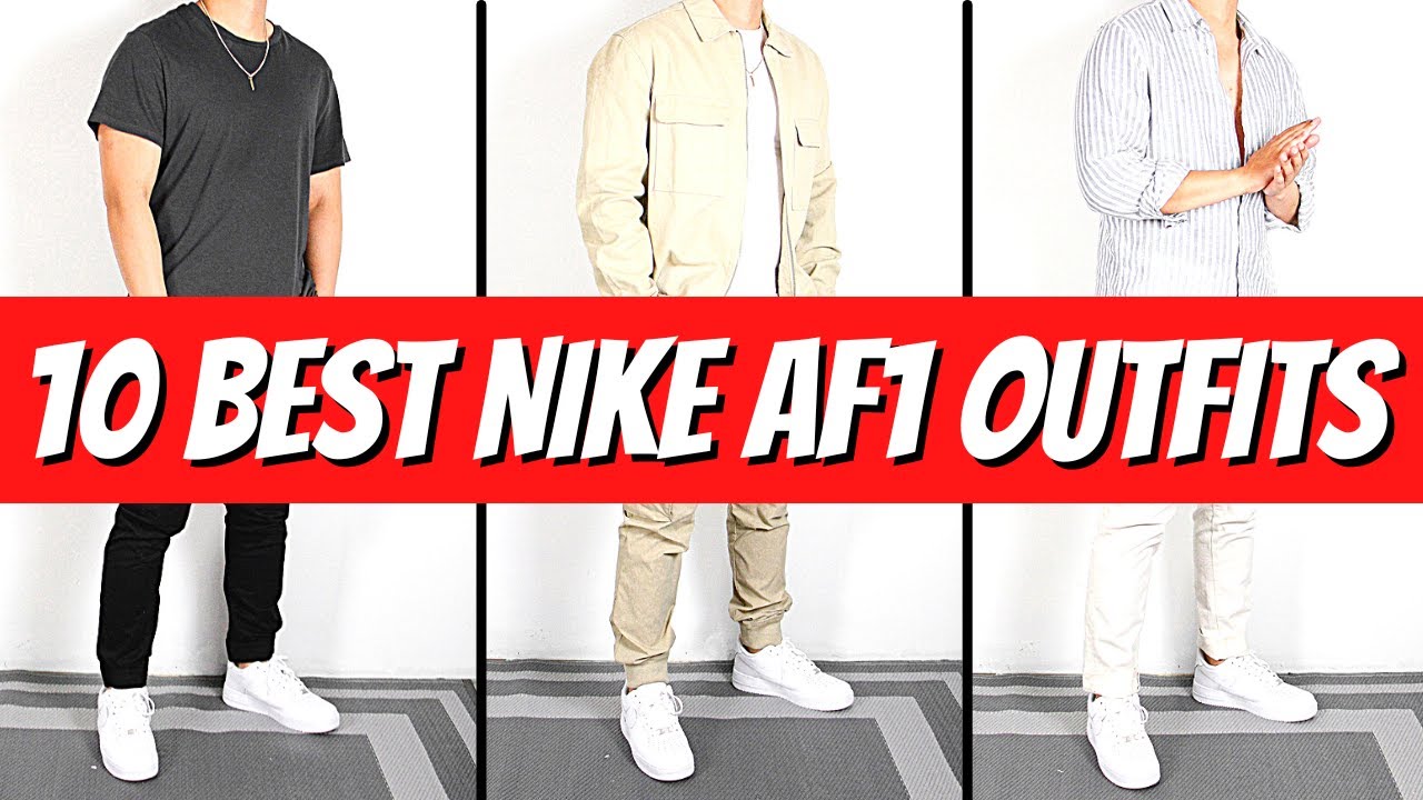 10 White Nike Air Force 1 | Best 2021 Outfits - YouTube