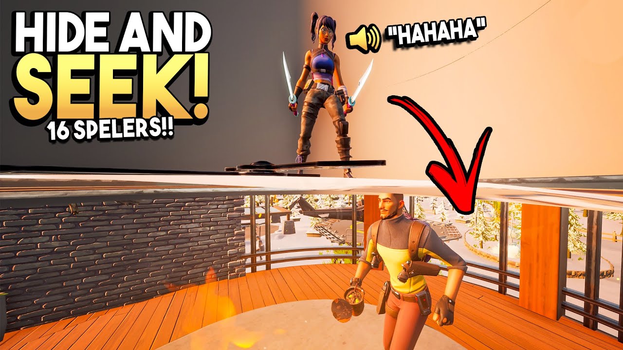 *MOUNTAIN MANSION* HIDE AND SEEK IN FORTNITE!!