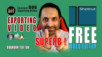 How to Export Videos in Shotcut Video Editor #tutorial #win #mac #linux