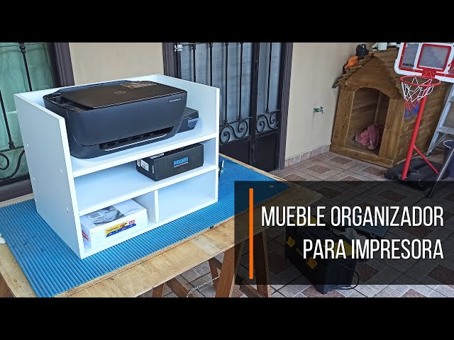 ✓ Como hacer un mueble organizador para impresora y sus