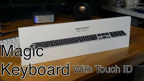 Magic Keyboard With Touch ID Unboxing