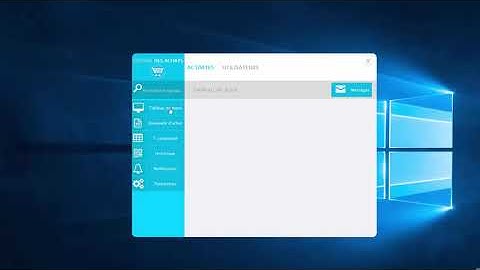 Menu Flat design with windev 22