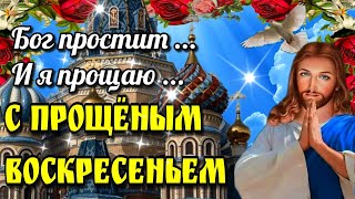 🙏17 марта Прощёное воскресенье🙏Прости меня🙏Бог простит и я прощаю!🙏Красивая музыкальная открытка