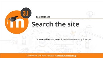 Global Search  in Moodle 3 1