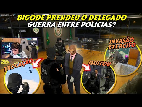 BIGODE PRENDEU O DELEGADO | EXÉRCITO S3QUESTROU PM E DEU TROCAÇÃO | GUERRA? - BKINHO RP CLIP'S
