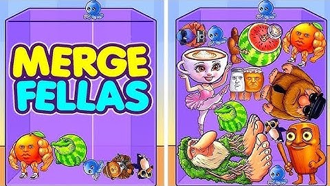 BRAINROT: MERGE FELLAS -  Suika Game Gameplay Walkthrough - Reaching Max Level