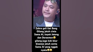 Zahra geli liat gilang jatuh conta sama AI🤣 #da7 #indosiar #gilangdirga #zahrada7 #feedshorts