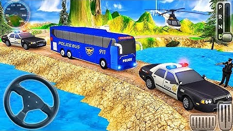 Bus Simulator 2023 Police Bus - Police Bus Simulator 2023 - Android GamePlay
