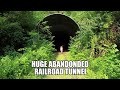 HUGE ABANDONED RAILROAD TUNNEL LOST IN THE WOODS