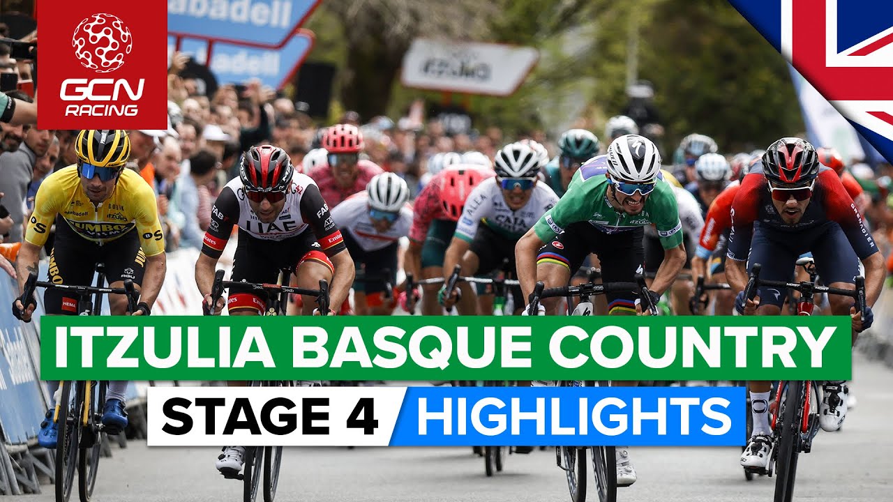 Tight Finish After A Punchy Stage Itzulia Basque Country 2022 Stage 4 Highlights