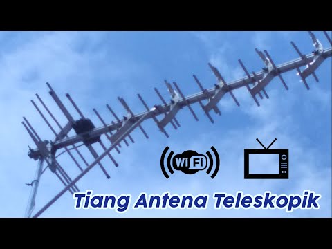 Video: Bagaimana Anda memasang tiang antena teleskopik?