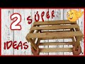 2 MANUALIDADES PARA TU HOGAR CON CAJAS DE MADERA - crafts for your home with wooden boxes