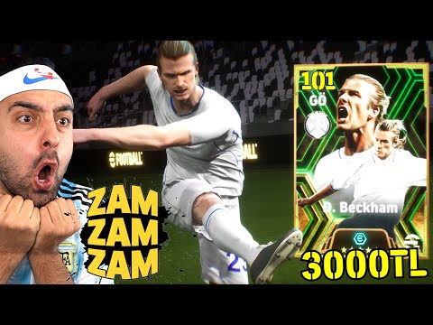 101 BECKHAM ÇIKTII 😱 TOPLARA HAYVAN GİBİ ZAM GELDİ ! EFOOTBALL 2024 TOP AÇILIMI !