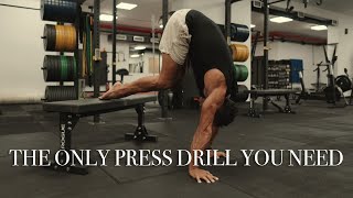 The Best Press to Handstand Drill - Press to Pike