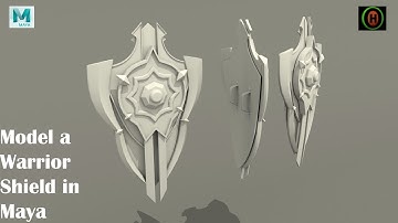 Autodesk Maya | How to Model a Warrior Shield.