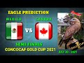 CONCACAF GOLD CUP 2021 || SEMI FINAL || MEXICO vs CANADA || Eagle Prediction