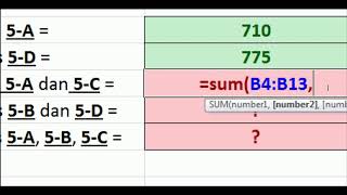 Easy tips: menggunakan rumus sum pada ...