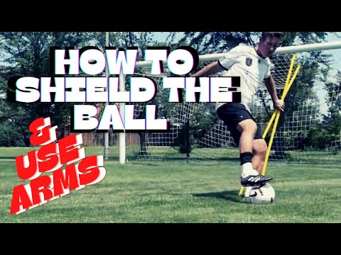HOW TO SHIELD THE BALL / USE  ARMS IN FOOTBALL - SOCCER - Jalkapallo