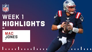 Every Mac Jones Play from NFL Debut | NFL 2021 Highlights
