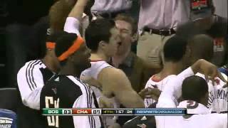 Eduardo Najera Hits Clutch Three Vs. Celtics 2011