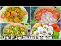 A Very Unique Recipe of Layer By Layer Smoky Chicken & Vegetables | Quick Easy & Delicious Recipe |