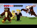 Surviving scary minecraft but we all share hearts