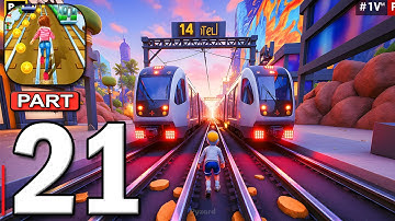 Subway Princess Runner - Gameplay Walkthrough Part 21 - Princess Subway Runner (iOS, Android)