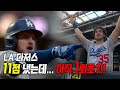 '포스트시즌 역사상 한 이닝 최다 득점' 타선 폭발한 LA 다저스 [NLCS 3차전 1회초]