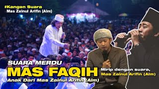 MOMEN PERTAMA KALI MAS FAQIH ANAK DARI MAS ZAINUL ARIFIN (ALM) BERTEMU MBAH NUN