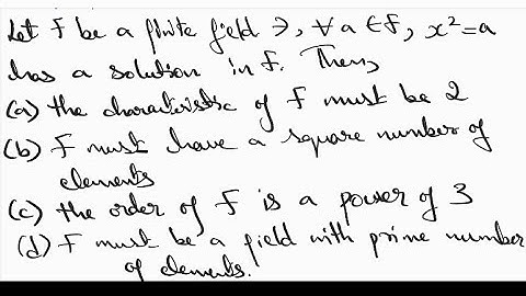 Field Theory | Csir Net Maths #csirnetmaths