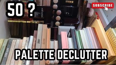 2024 EYESHADOW PALETTE COLLECTION & DECLUTTER | 40+ PALETTES