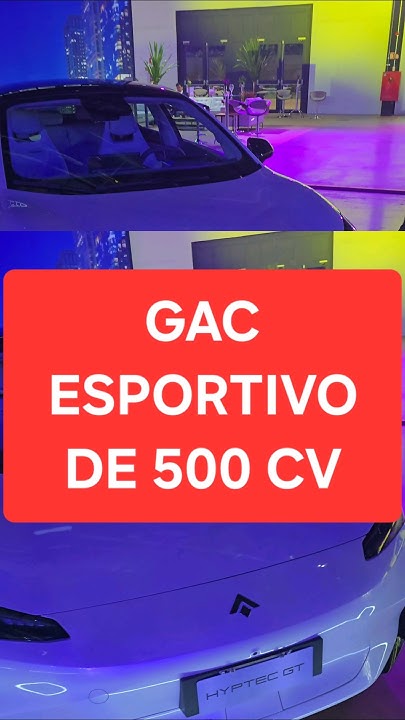 GAC LANÇA ESPORTIVO HÍBRIDO DE 500 CAVALOS #shorts