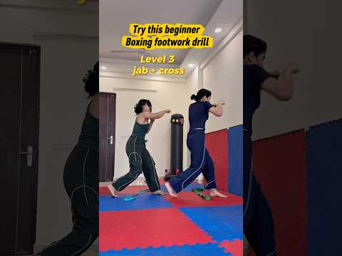 Beginner Footwork Drill Levels 1-5 🥊 Master Movement Like a Fighter #tutorial #mma #boxing