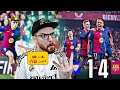 ردة فعل مدريدي مباشر برشلونة و اشبيلية 4 1 ياخي كيييييف مو منطقي