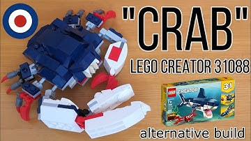 LEGO Creator 31088 Alternative build tutorial CRAB、レゴクリエイター31088をカニに組み替え