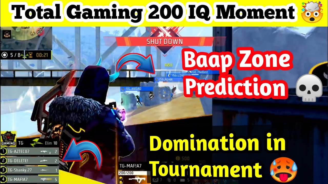 Total Gaming Domination in Tournament 🥵 Tg Delete Back 🔙