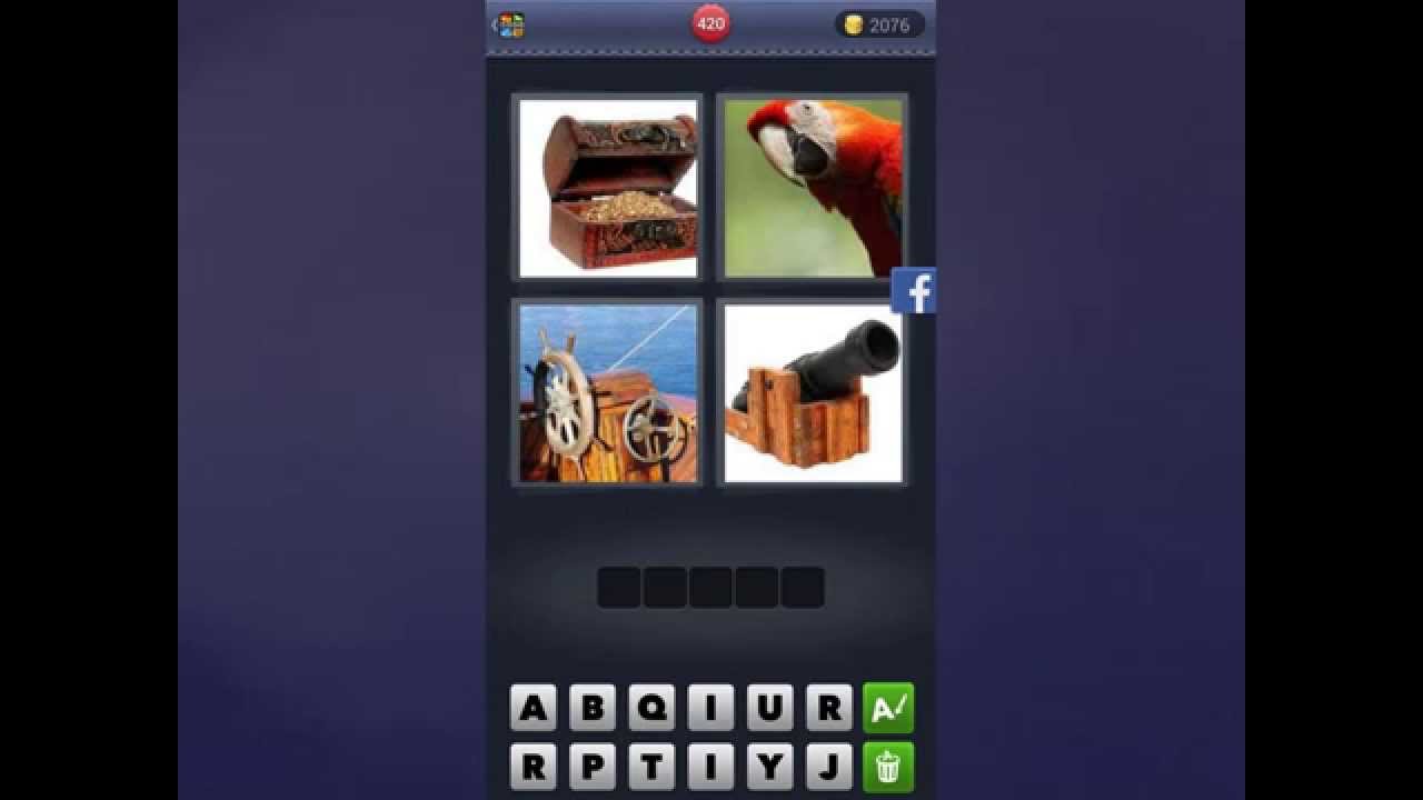 4 Bilder 1 Wort Kanone 4 Bilder 1 Wort Lösung [Schatzkiste, Vogel, Steuerrad, Kanone] - YouTube
