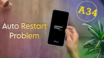 How to Solve Logo Stuck Problem in Samsung Galaxy A34 | Samsung A34 Automatic Restart Problem Solve