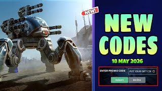 NEW 💥 WAR ROBOTS NEW GIFT CODES 18 MAY 2026 || WAR ROBOTS PROMO CODES | WAR ROBOTS REDEEM CODES