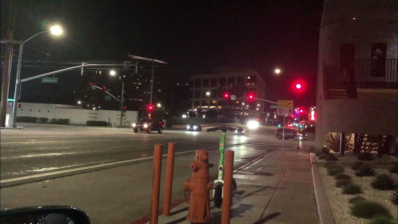 January 12, 2023 843PM Lime Scooter on Hollywood Way at Alameda in