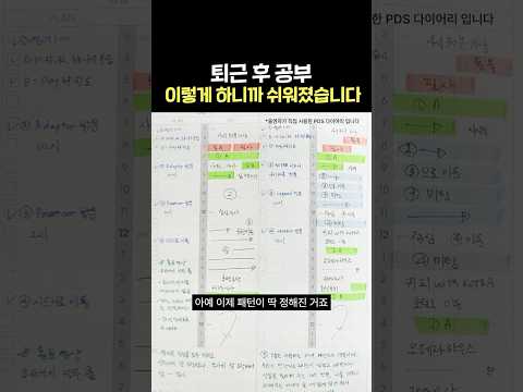 다이어리로 원하는 목표를 이룬 50대가 말하는 <strong>PDS</strong> 다이어리 찐후기  #pds다이어리 @youngdok