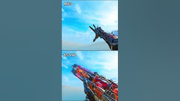 M13 VS AS VAL MYTHIC WEAPON INSPECTION #shorts #codm #camos #codmobile #camoshowcase