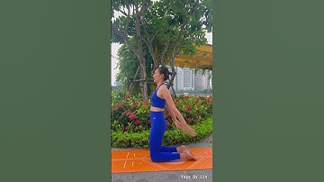 1 động tác thực hiện 100 nhịp mỗi ngày có vòng eo thon gọn, mông căng tròn #yogabylin #sports