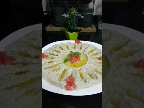 متبل بادنجان مشوي بطريقة سهلة وسريع متبل بادنجان