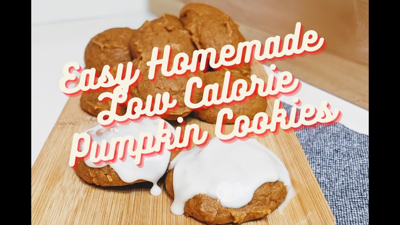 Easy Homemade Low Calorie Cake Mix Pumpkin Spice Cookies! YouTube