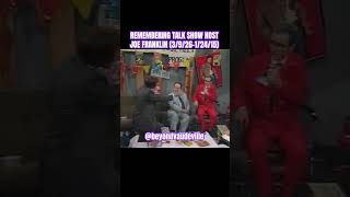 Honoring one of our great inspirations legendary talk show host Joe Franklin born on this day 1926