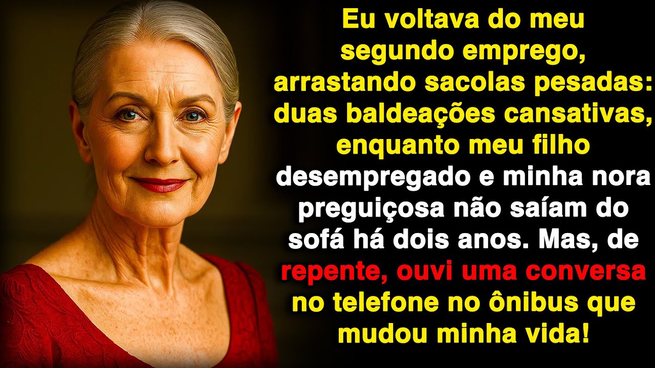 Eu carregava minha família nas costas, meu filho no sofá, mas a conversa era no ônibus!