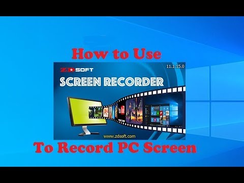 How to Use ZD Soft Screen Recorder to Record PC Screen
