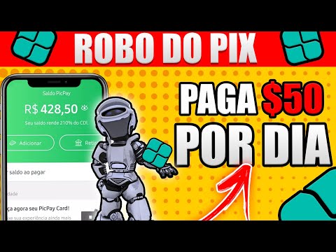 Robô do Dinheiro🤑] Novo APP para GANHAR DINHEIRO via PIX e PAYPAL