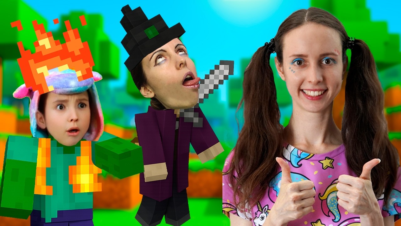 Я ОТОМСТИЛА СВОЕЙ СЕМЬЕ / Лизонька Единорожка против Мыжсемьи в Майнкрафте